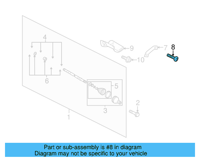 Plate Bolt N-911-082-01 - View 18
