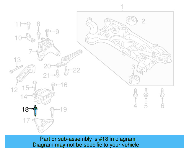 Trans Mount Bracket Stud N-911-270-01 - View 22