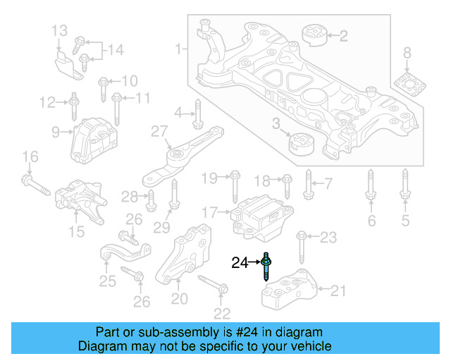 Trans Mount Bracket Stud N-911-270-01 - View 27