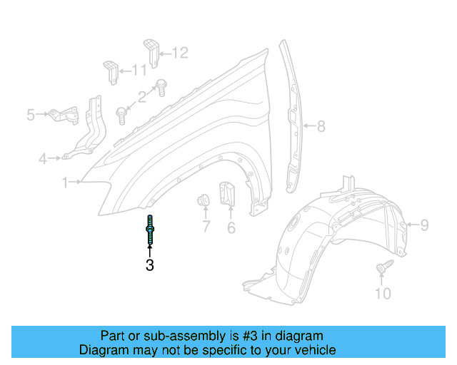 Fender Stud N-911-390-01 - View 12