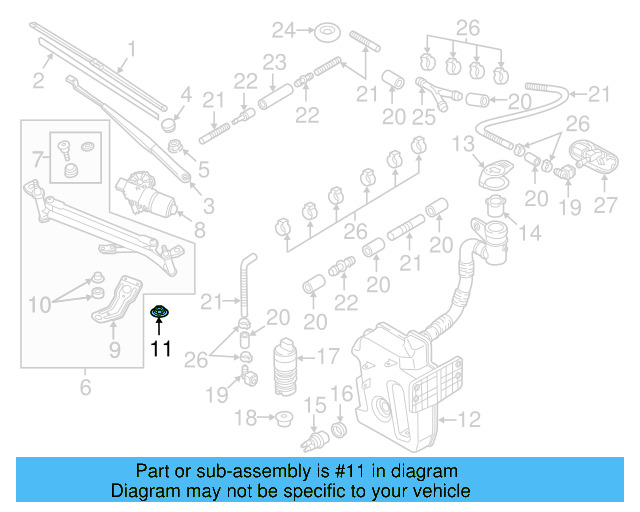 Mount Bracket Nut N-911-431-01 - View 7