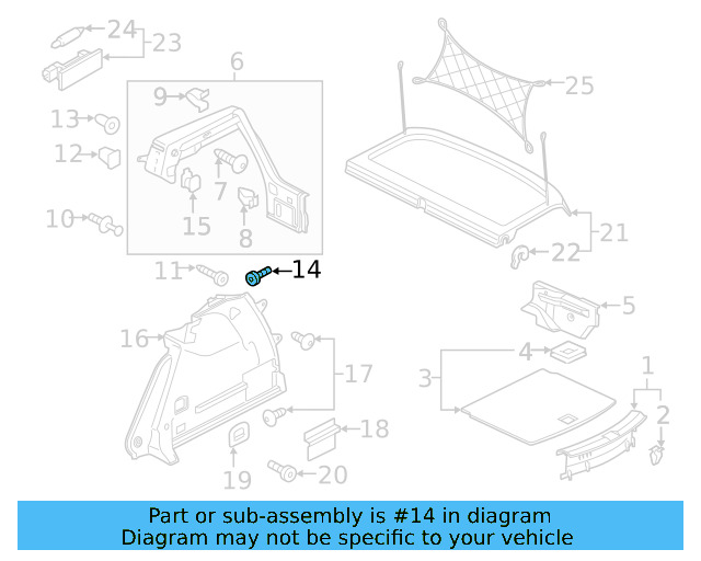 Tie Down Hook Bolt N-909-699-01 - View 32