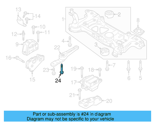 Gear Assembly Mount Bolt N-105-524-02 - View 117