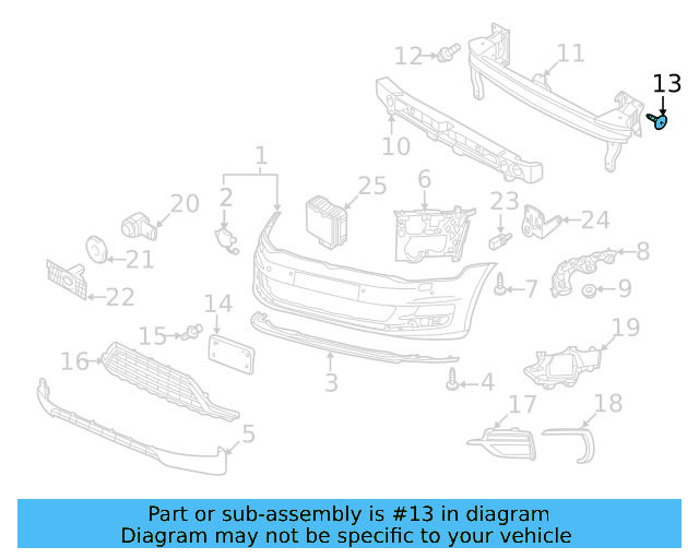 Impact Bar Bolt N-911-964-02 - View 122