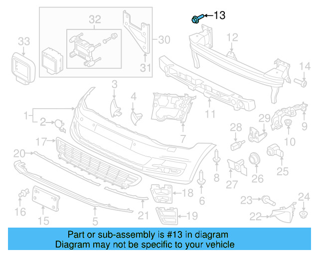 Impact Bar Bolt N-911-964-02 - View 106
