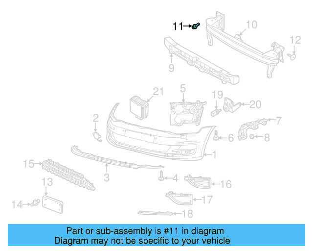 Impact Bar Bolt N-911-964-02 - View 50