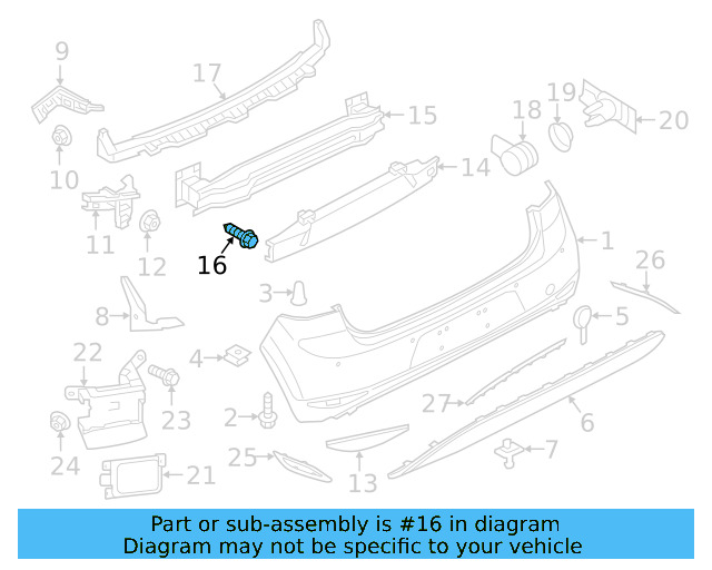 Impact Bar Bolt N-909-936-03 - View 20