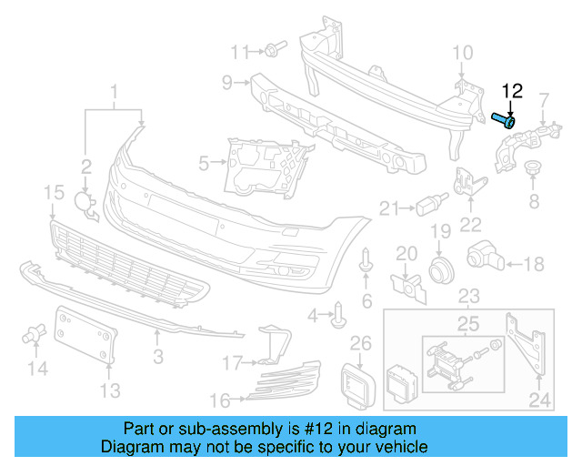 Impact Bar Bolt N-911-964-02 - View 24