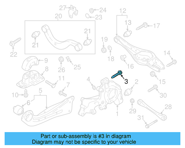 Knuckle Mount Bolt N-912-013-01 - View 13