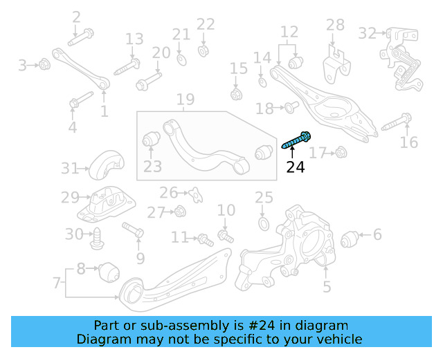 Knuckle Mount Bolt N-912-013-01 - View 12