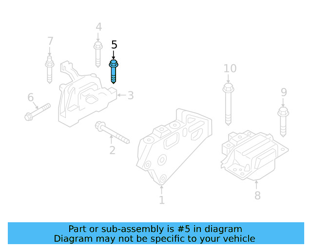 Motor Mount Mount Bolt N-912-040-01 - View 33