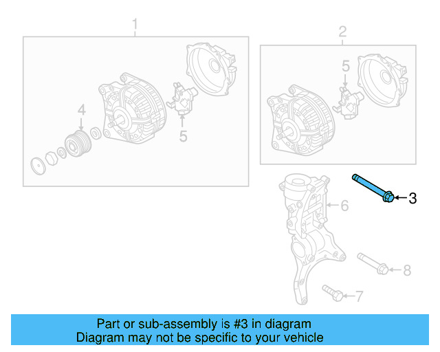 Mount Bracket Lower Bolt N-910-268-02 - View 51
