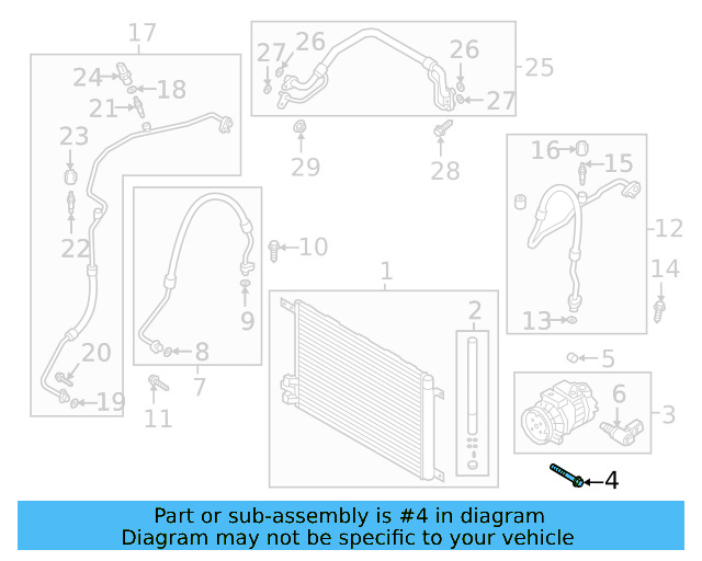 Compressor Mount Bolt N-912-045-01 - View 12