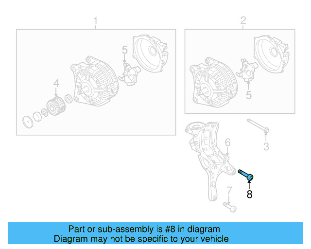 Mount Bracket Lower Bolt N-910-268-02 - View 21
