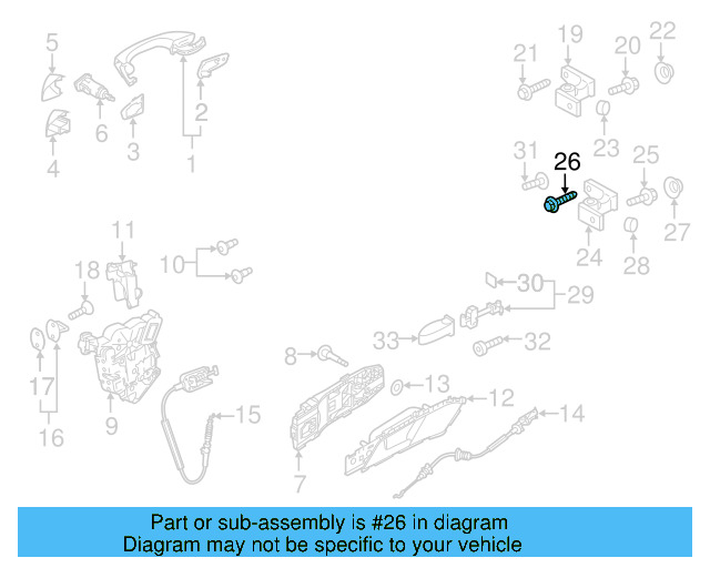 Upper Hinge Mount Bolt N-912-056-02 - View 17