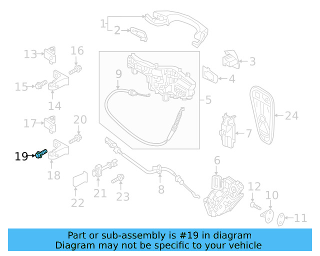 Upper Hinge Mount Bolt N-912-056-02 - View 19