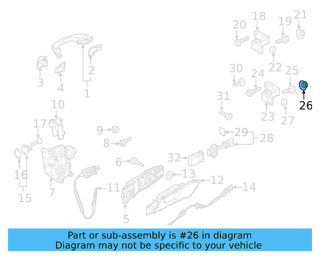 Upper Hinge Mount Bolt N-912-056-02 - View 22