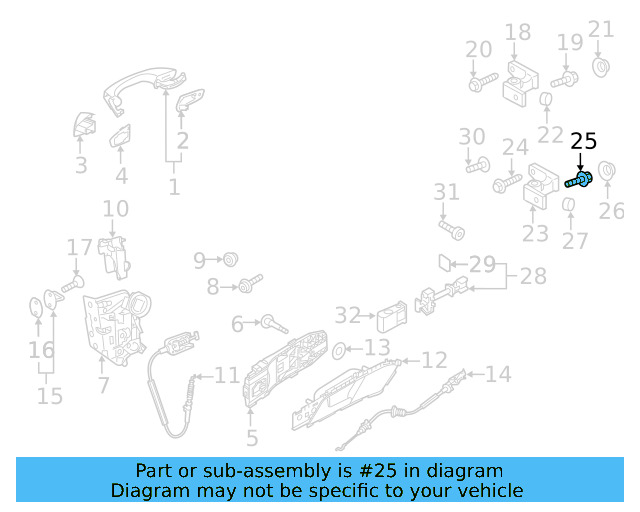 Upper Hinge Mount Bolt N-912-056-02 - View 23