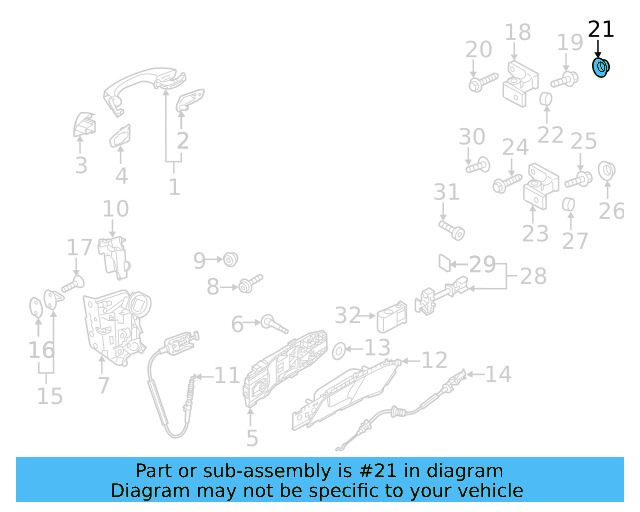 Upper Hinge Mount Bolt N-912-056-02 - View 24