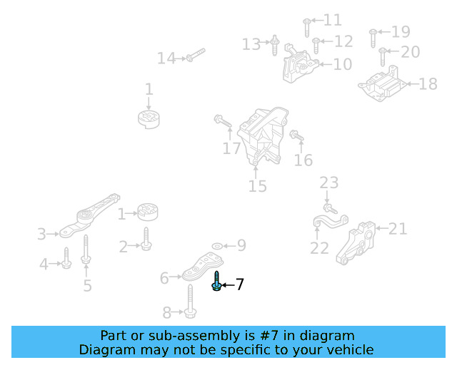 Side Support Mount Bolt N-912-312-01 - View 61