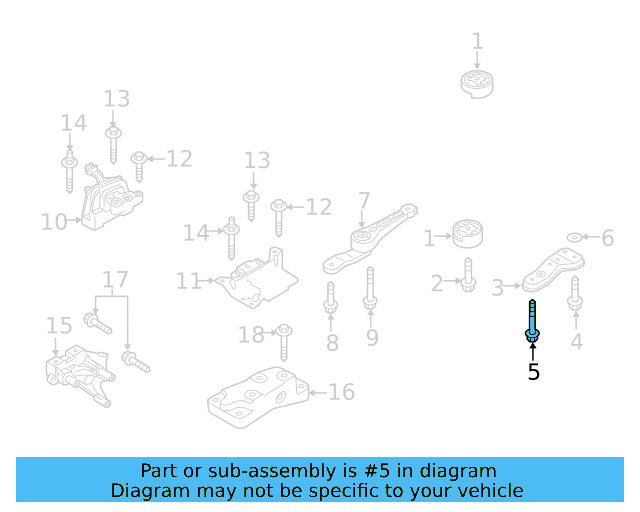 Side Support Mount Bolt N-912-312-01 - View 36