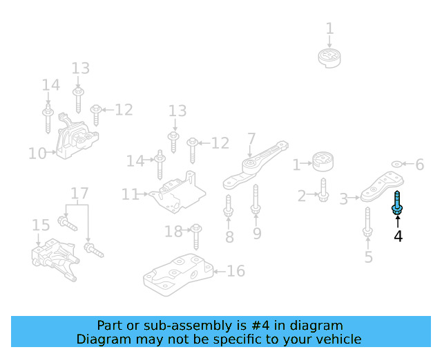 Side Support Mount Bolt N-912-312-01 - View 30