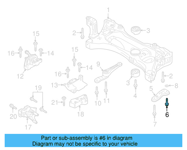 Side Support Mount Bolt N-912-312-01 - View 25