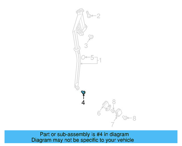 Retractor Assembly Upper Bolt N-989-243-01 - View 10