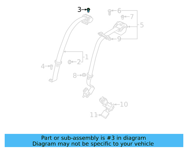 Front Belt Assembly Upper Bolt N-912-355-01 - View 39