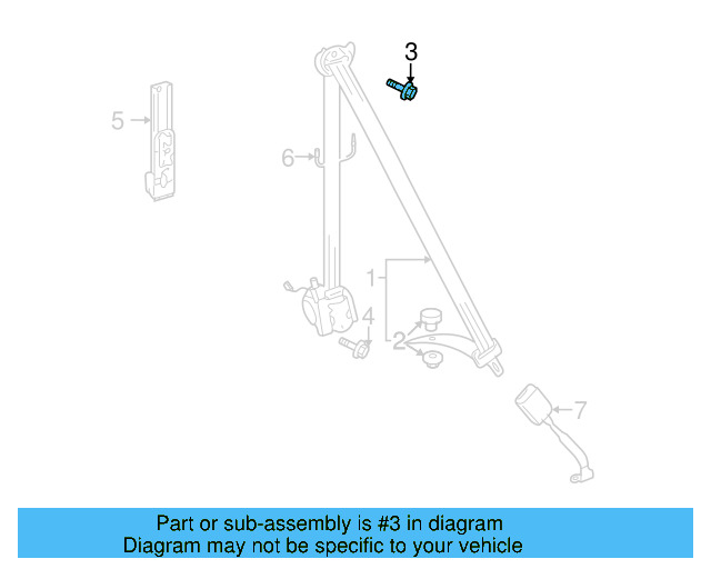 Retractor Assembly Upper Bolt N-989-243-01 - View 27