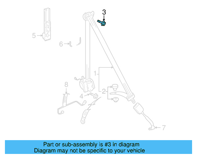 Retractor Assembly Upper Bolt N-989-243-01 - View 55