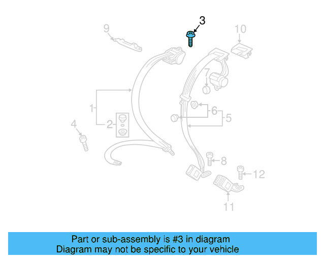 Retractor Assembly Upper Bolt N-989-243-01 - View 23
