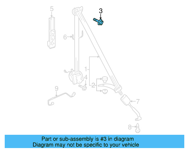 Retractor Assembly Upper Bolt N-989-243-01 - View 18