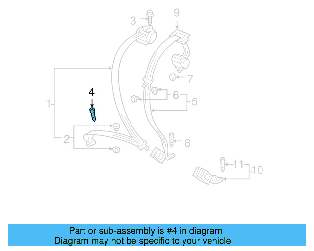 Outer Belt Assembly Lower Bolt WHT-003-682 - View 24