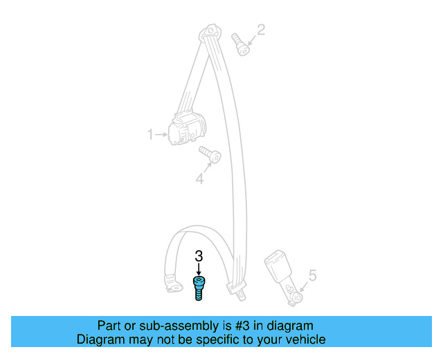 Outer Belt Assembly Lower Bolt WHT-003-682 - View 30