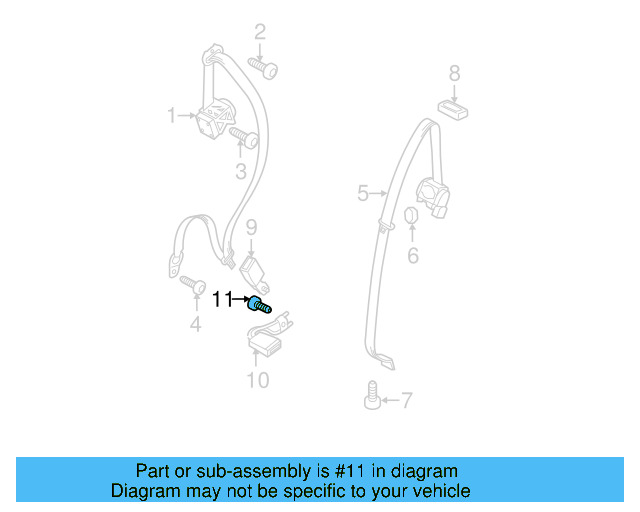 Buckle Bolt N-989-271-01 - View 11