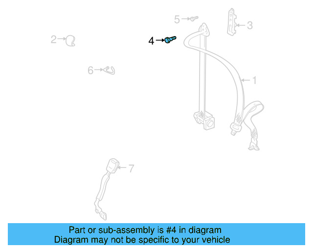 Retractor Assembly Bolt N-989-903-02 - View 11