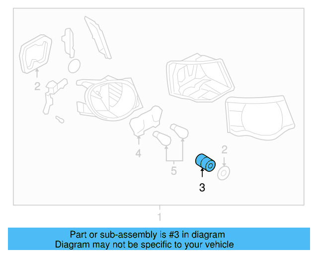 Tail Lamp Assembly Nut WHT-000-071 - View 7