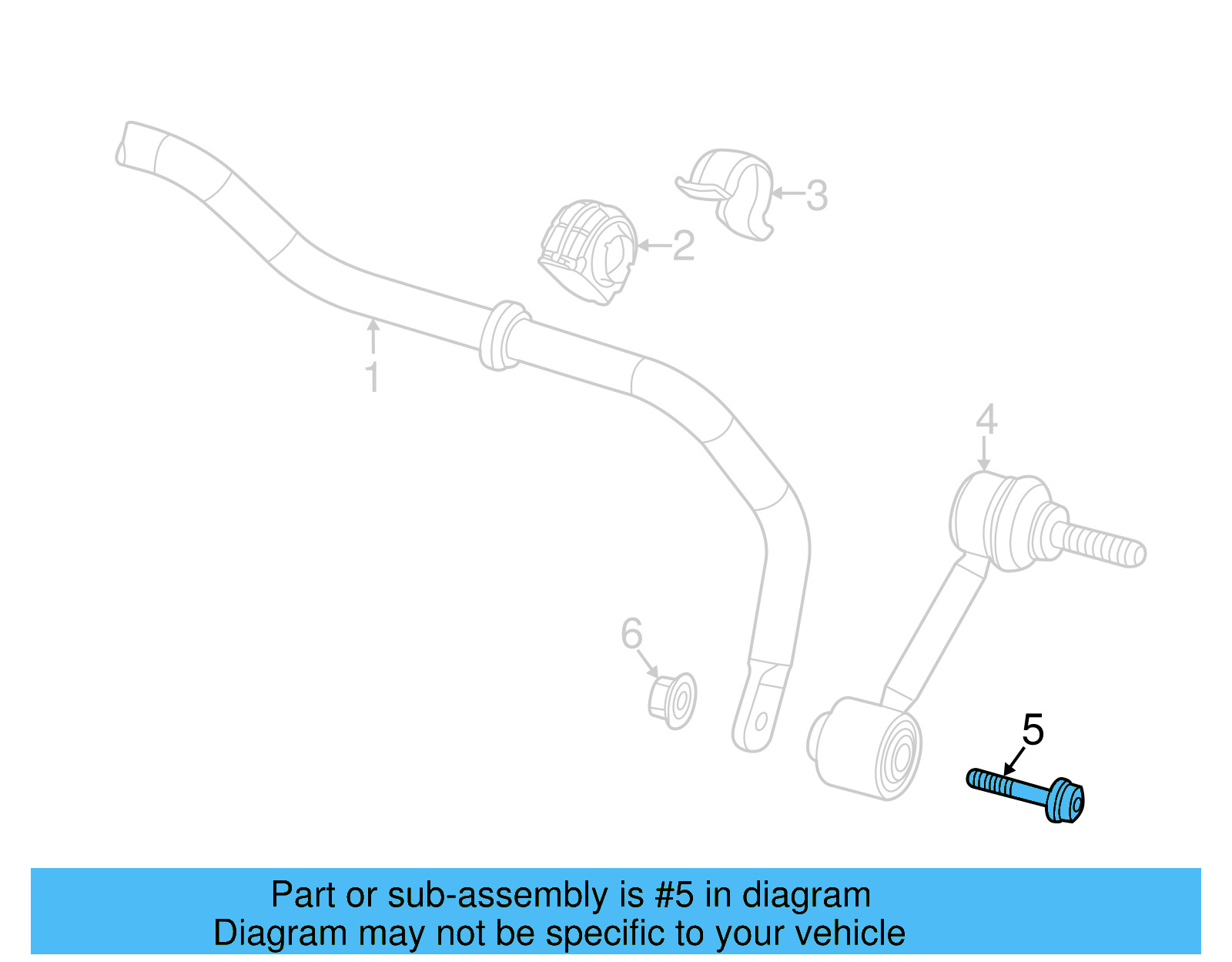 Stabilizer Link Bolt WHT-000-226 - View 18