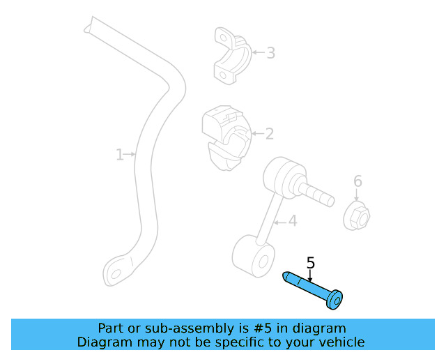 Stabilizer Link Bolt WHT-000-226 - View 20