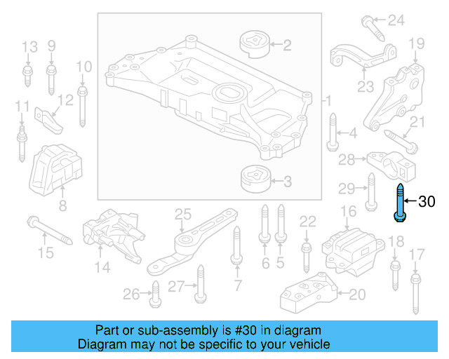 Mount Bolt N-910-398-02 - View 21