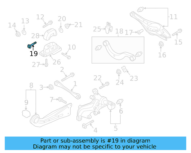 Upper Control Arm Adjust Bolt WHT-000-227 - View 101