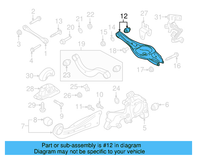Upper Control Arm Adjust Bolt WHT-000-227 - View 31