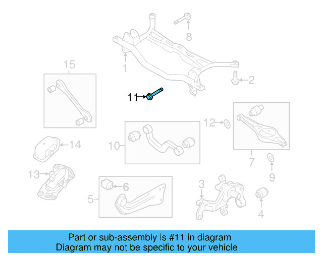 Upper Control Arm Adjust Bolt WHT-000-227 - View 94