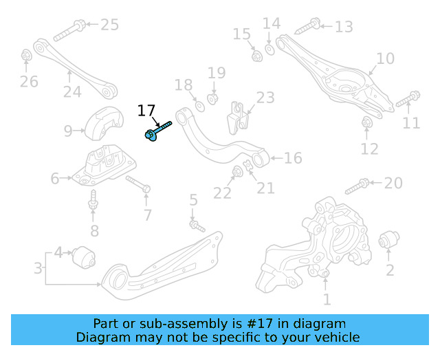 Upper Control Arm Adjust Bolt WHT-000-227 - View 79