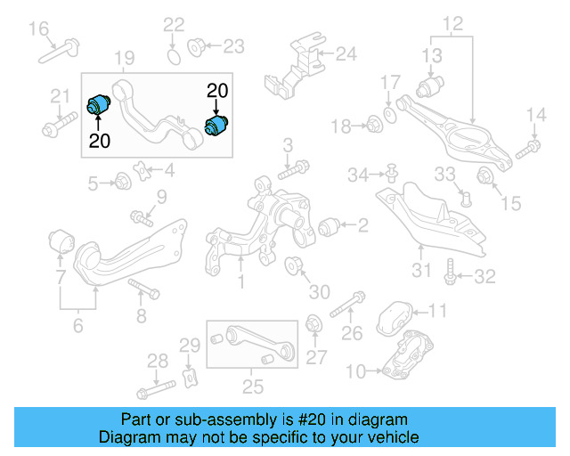 Upper Control Arm Adjust Bolt WHT-000-227 - View 35