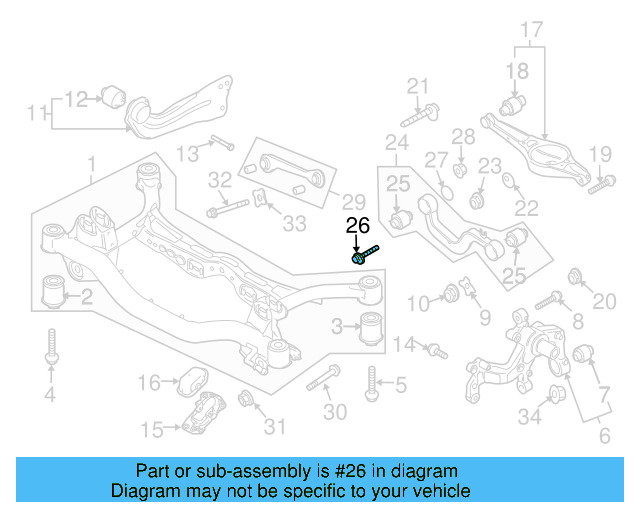 Upper Control Arm Adjust Bolt WHT-000-227 - View 109