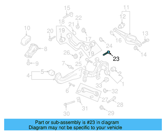 Upper Control Arm Adjust Bolt WHT-000-227 - View 111