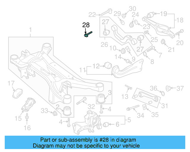 Upper Control Arm Adjust Bolt WHT-000-227 - View 42