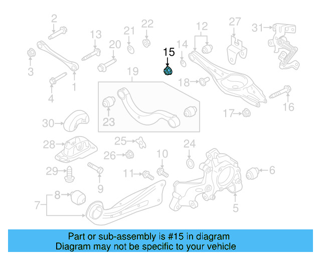 Upper Control Arm Adjust Bolt WHT-000-227 - View 32